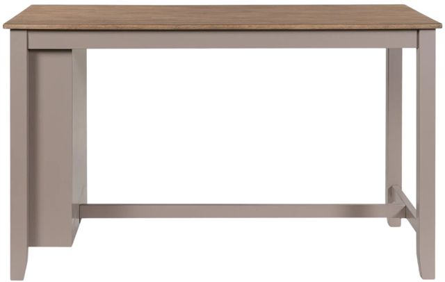 Signature Design by Ashley® Gesthaven Natural Rectangular Counter Table with Gray Base-3