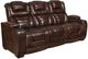 Corinthian Furniture Luke Brown Power Reclining Sofa with Power Headrest-0