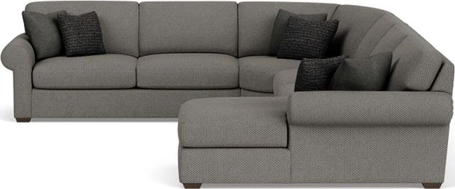 Flexsteel® Randall Gray Onyx Sectional-1