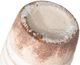 A & B Home Brown/White Ridged Ceramic Vase-5