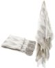 A & B Home Cream/Gray Space Dyed Fringed Throw Blanket-0