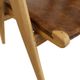 Dovetail Furniture Oaklynn Antique Brown/Natural Dining Arm Chair-4