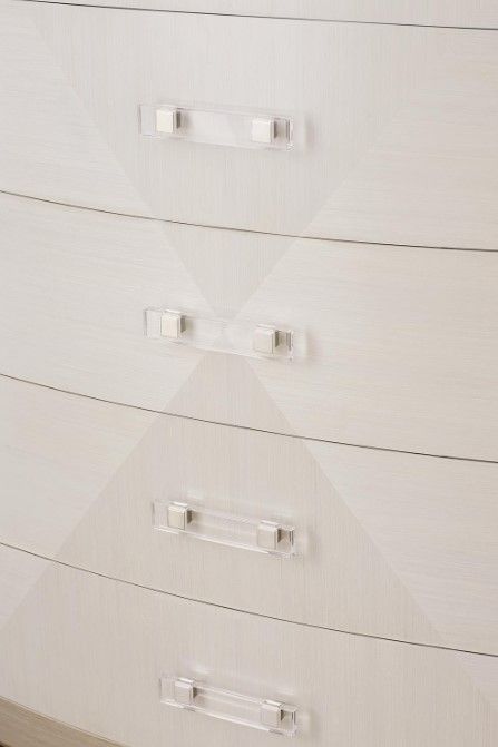 Bernhardt Axiom Linear Gray/White Tall Chest-3