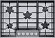 Thermador® Masterpiece® Pedestal Star® 30" Stainless Steel Gas Cooktop-0