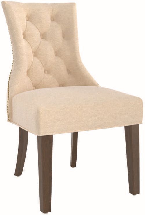 Canadel® Canadel Cognac Washed Upholstered Side Chair-0