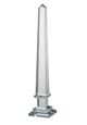 A & B Home Clear Large Lucent Obelisk Accent-0
