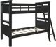 Powell® Dixon Black Twin/Twin Bunk Bed-0