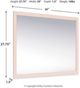 Signature Design by Ashley® Wistenpine Blush Youth Mirror-2