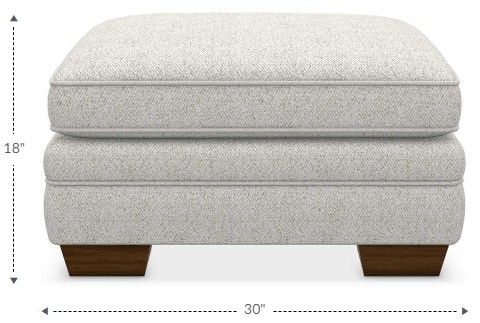La-Z-Boy® Meyer Charcoal Ottoman-4