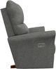 La-Z-Boy® Rowan Charcoal Power Rocking Recliner with Headrest-2