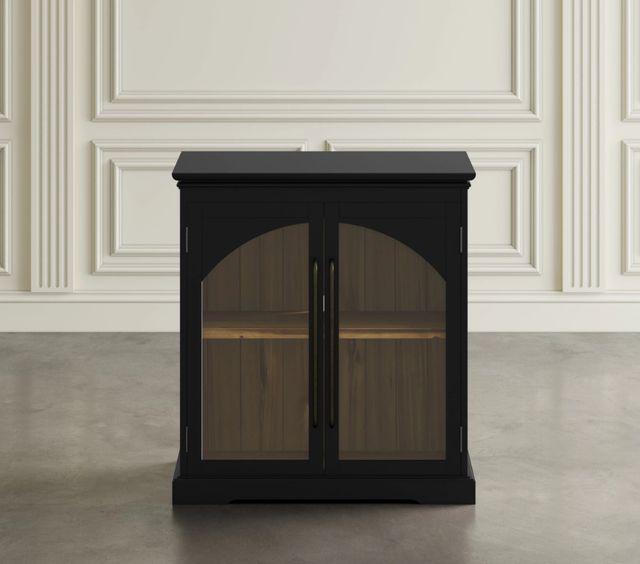 Jofran Inc. Archdale Black 2-Door Gothic Arch Accent Cabinet-2