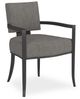 Caracole® Reserved Seating Caracole Classic Gray/Seal Skin Arm Chair-0