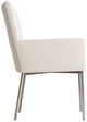 Bernhardt Sereno White Arm Chair-3