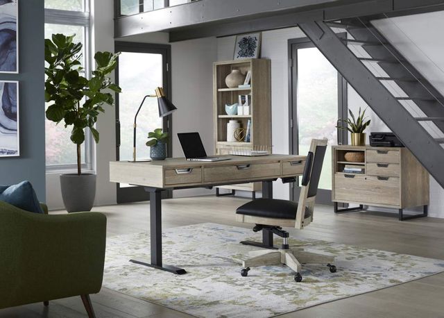 aspenhome® Harper Point Bleached Khaki Office Chair-2