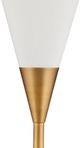 Currey & Company Martini Black/Brushed Brass Floor Lamp-2
