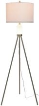 Stylecraft Brushed Nickel Floor Lamp-1