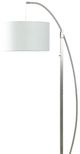 Stylecraft Brushed Steel Floor Lamp-1