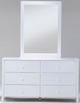 Night & Day Furniture™ Zest Cases White Dresser with Mirror-0
