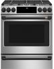 Café™ Flat Black Front Control Gas Knobs and Handle Kit-2