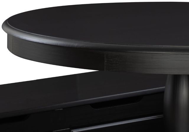 Linon Norah 2-Piece Black Nook Dining Set-1