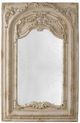 A & B Home Antique White Floor Mirror-1