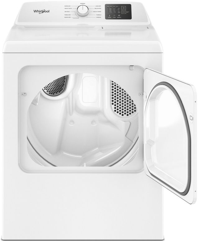 Whirlpool® 7 Cu. Ft. White Long Vent Gas Dryer with Adaptive Dry-3