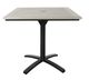 CabanaCoast® Customizable Jasper SOL Teak™ 32" Outdoor Square Dining Table-1