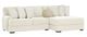 Albany Industries 2-Piece Doodle Ivory Right-Arm Facing Chaise Sectional-0