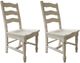 International Furniture Direct Rock Valley White Dining Chair-1