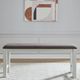 Liberty Furniture Brook Bay Carbon Gray/Textured White Counter Bench-1