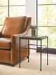 American Drew® Summit Glass Top End Table with Basalt Base-1