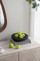 A & B Home Black Teak Bowl Fill -4