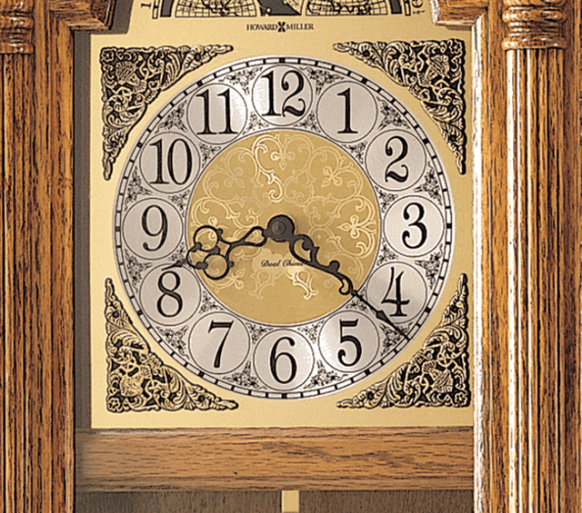 Howard Miller® Fenton Golden Oak Wall Clock | Courtside