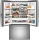 GE® 36" 28.8 Cu. Ft. Fingerprint Resistant Stainless Steel French Door Refrigerator-2