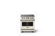 Viking® 5 Series 30" Pure White Pro Style Electric Range with Polished Chrome Trim-3