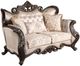 New Classic® Home Furnishings Constantine Beige/Cherry Loveseat-0