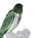 A & B Home Green Glass Parrot Elegance Accent-1