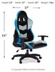 Signature Design by Ashley® Lynxtyn Black/Gray Office Desk Chair-1