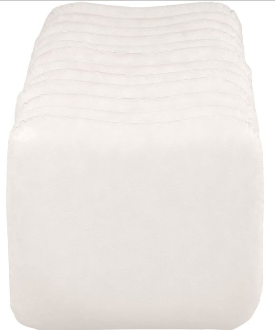Meridian Furniture Atticus Cream Leather Upholstered Bench-2