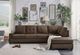 Homelegance® Maston 2-Piece Chocolate Right-Arm Facing Reversible Sectional-1