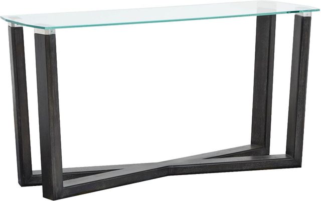 Magnussen Home® Wexler Black Truffle Rectangular Sofa Table-0