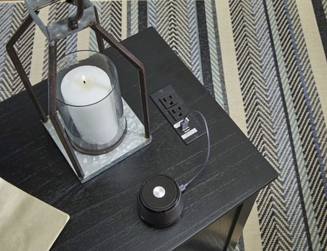 Signature Design by Ashley® Treytown Black Chairside End Table-1