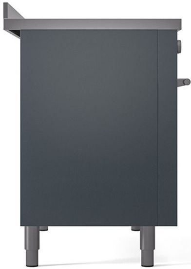 Ilve® Professional Plus II 48" Blue Grey Pro Style Induction Range-3