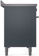 Ilve® Professional Plus II 48" Blue Grey Pro Style Induction Range-3