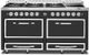 Viking® Tuscany 66" Cast Black Pro Style Dual Fuel Range-0