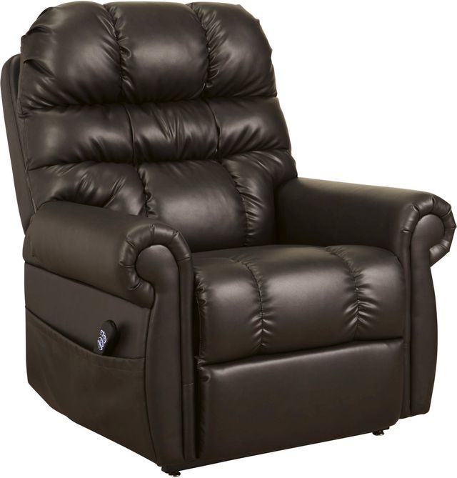 Signature Design by Ashley® Mopton Chocolate Power Lift Recliner-1