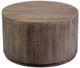 Porter International Designs Drum Gray Round Coffee Table-0