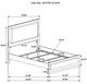 Coaster® Caraway 4-Piece Black Queen Bedroom Set-2