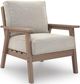 Signature Design by Ashley® Grover Beach 2-Piece Beige/Driftwood Plastic Outdoor Lounge Chair-2