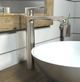 Hansgrohe Metris Brushed Nickel 1.2 GPM Single-Hole Faucet with Pop-Up Drain-1